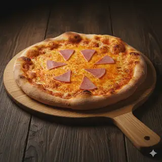 4 vị phô mai & jambon 22CM / 4 cheeses & Ham - 155.000 ₫ tại Lam Pizza - Nguyễn Hữu Thọ