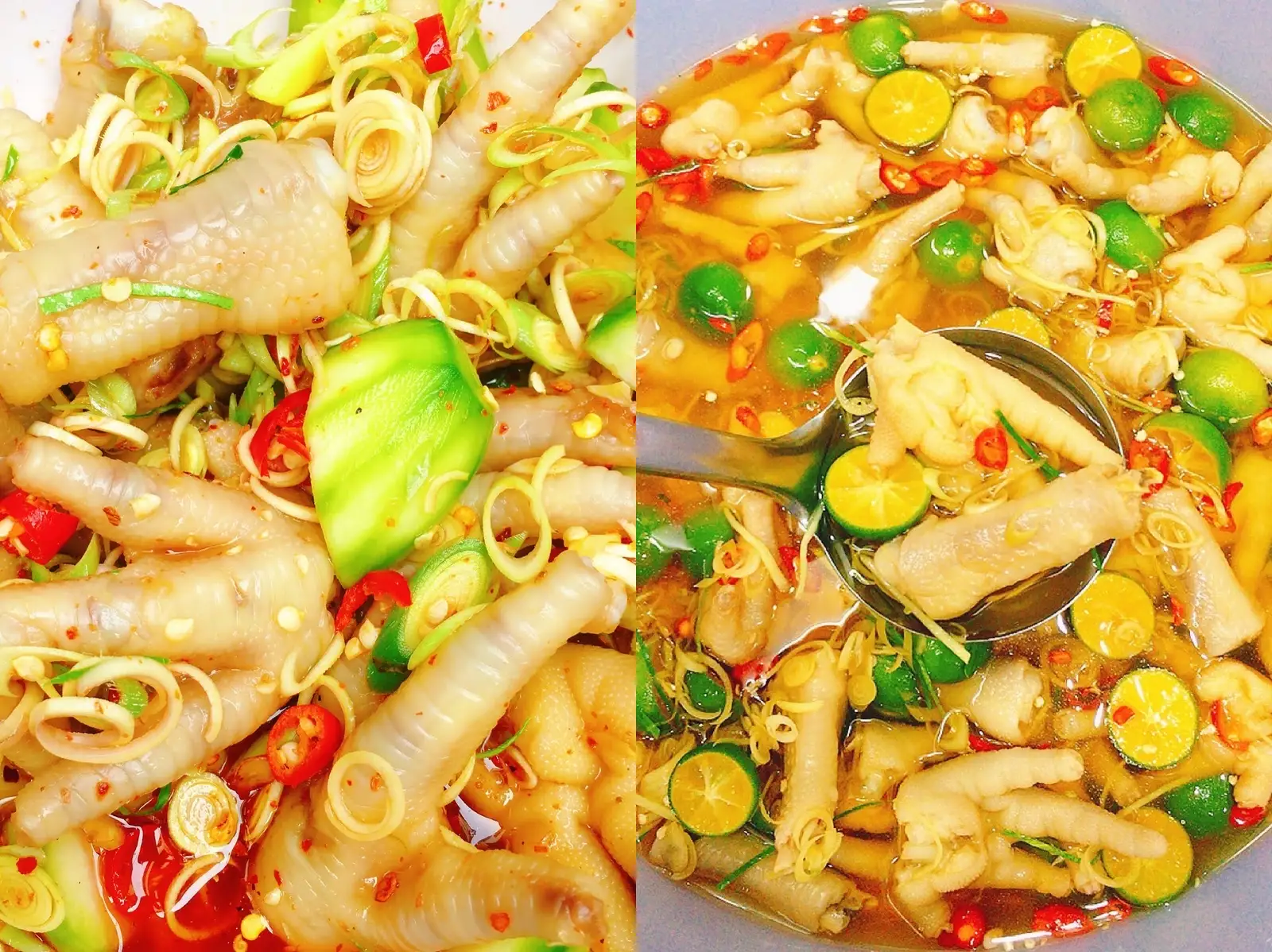 Combo 1 : Chân Gà X.X Sốt Thái + Chân Gà X.X Sả Tắc - 142.500 ₫ tại Ăn Vặt Quí Bùi - Chân Gà Sốt Thái - Chân Gà Sả Tắc - Bùi Hữu Nghĩa
