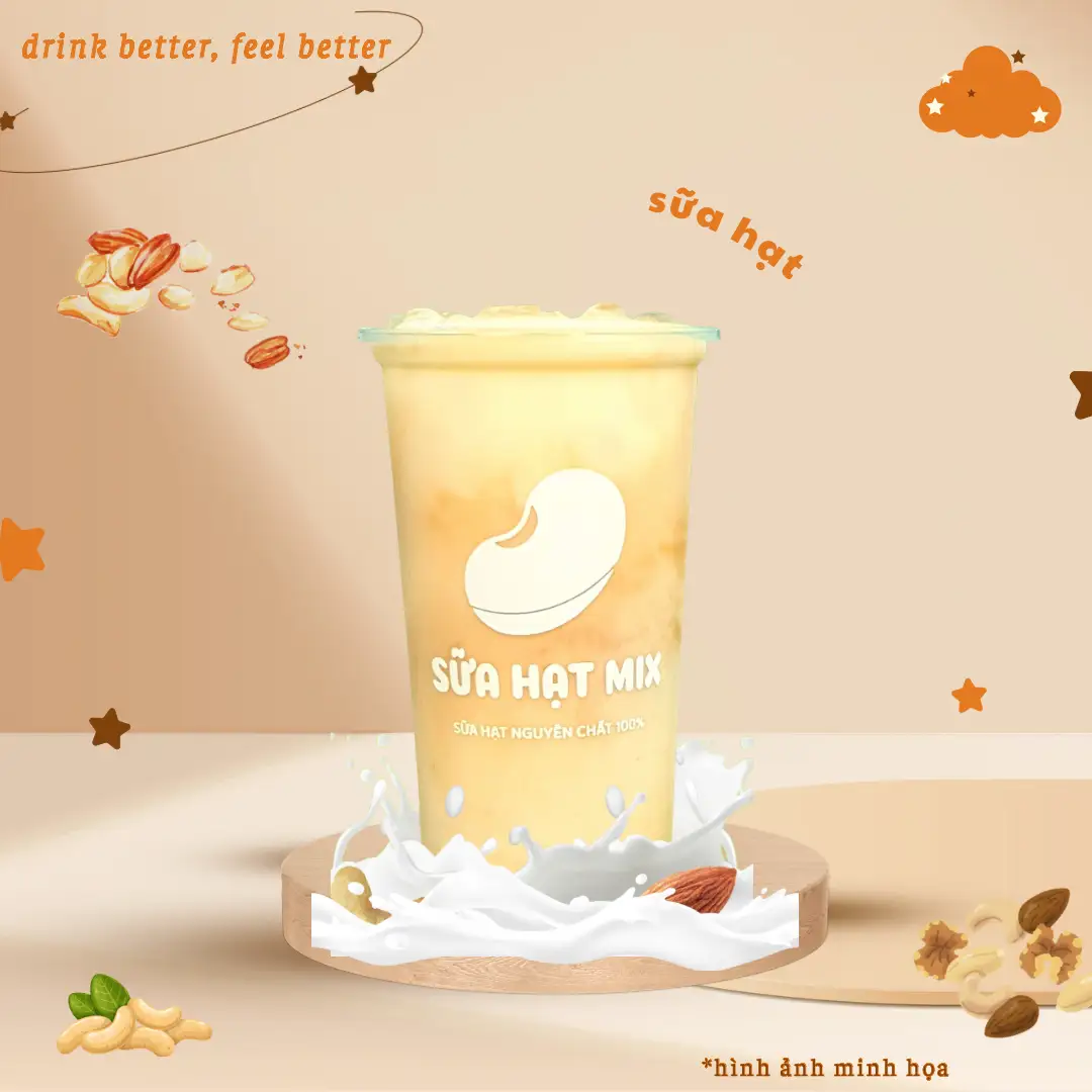 Hình ảnh Sữa Hạt Sen Mix 2 Vị
