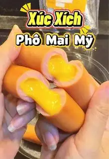 Hình ảnh Xúc Xích Phô Mai Mỹ