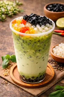 Latte Matcha - 40.000 ₫ tại Trà Sữa & Ăn Vặt DULI - Cách Mạng Tháng Tám
