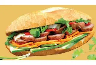 Bánh mì nem nướng - 27.000 ₫ tại Bánh Mì Hà Nội Đức Hậu - Lê Văn Duyệt