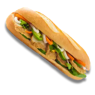 Hình ảnh combo bánh mì chả+trứng+trà tắc