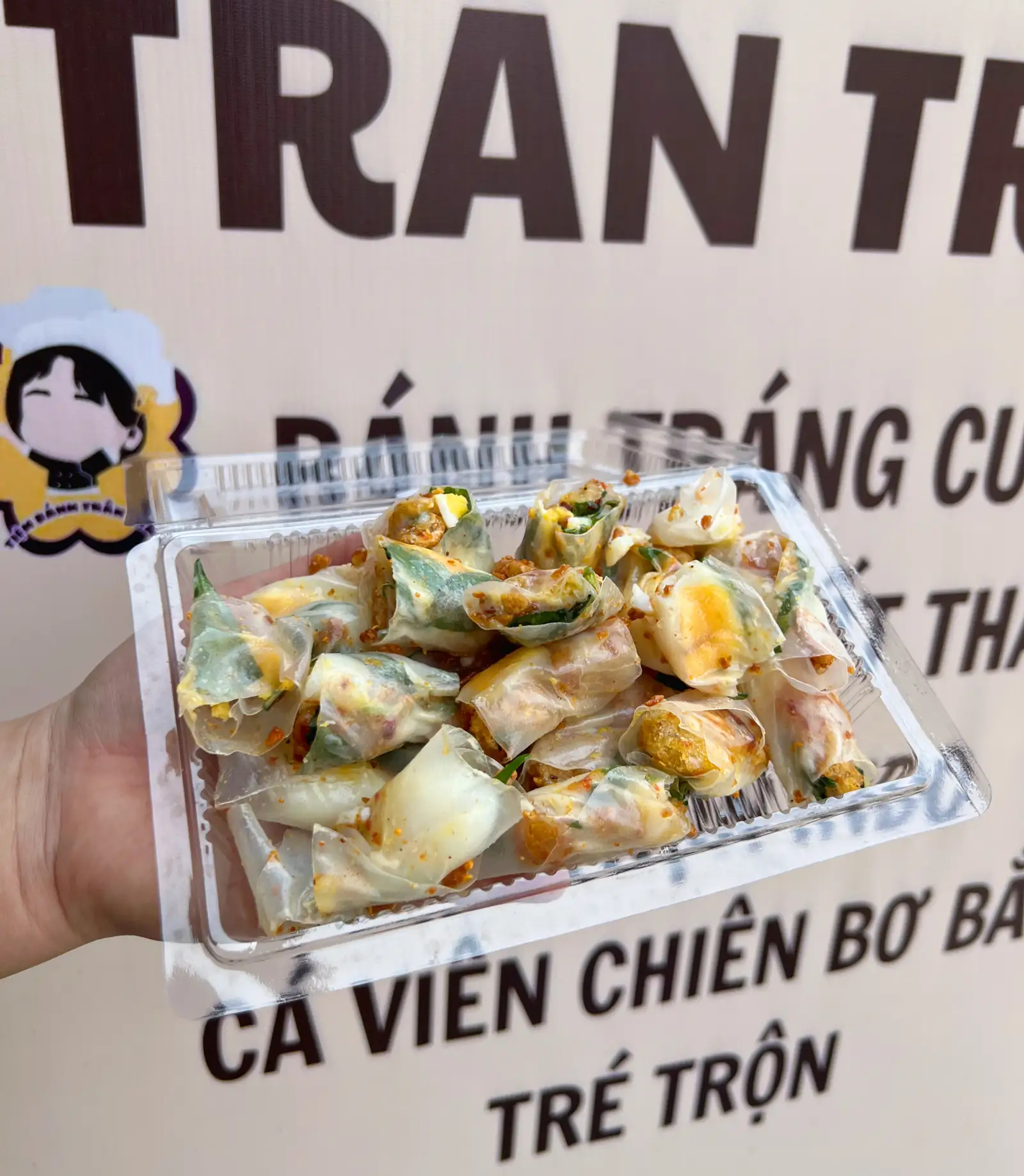 Cuộn Tóp Bơ Béo  - 49.000 ₫ tại Tiệm Bánh Trân Trân - Bánh Tráng Trứng Cuốn Bơ & Bánh Tráng Lụi - Tôn Thất Thuyết