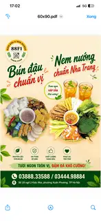 Hình ảnh combo 2 bún đậu tá lả + 2 trà chanh