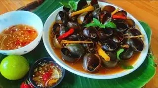 Hình ảnh mít - nhồi hấp mắm gừng