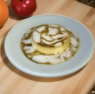 Hình ảnh Flan cafe cốt dừa