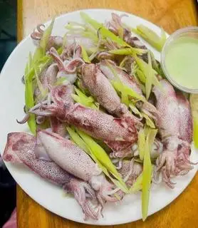 Hình ảnh mực nháy hấp xả ớt 