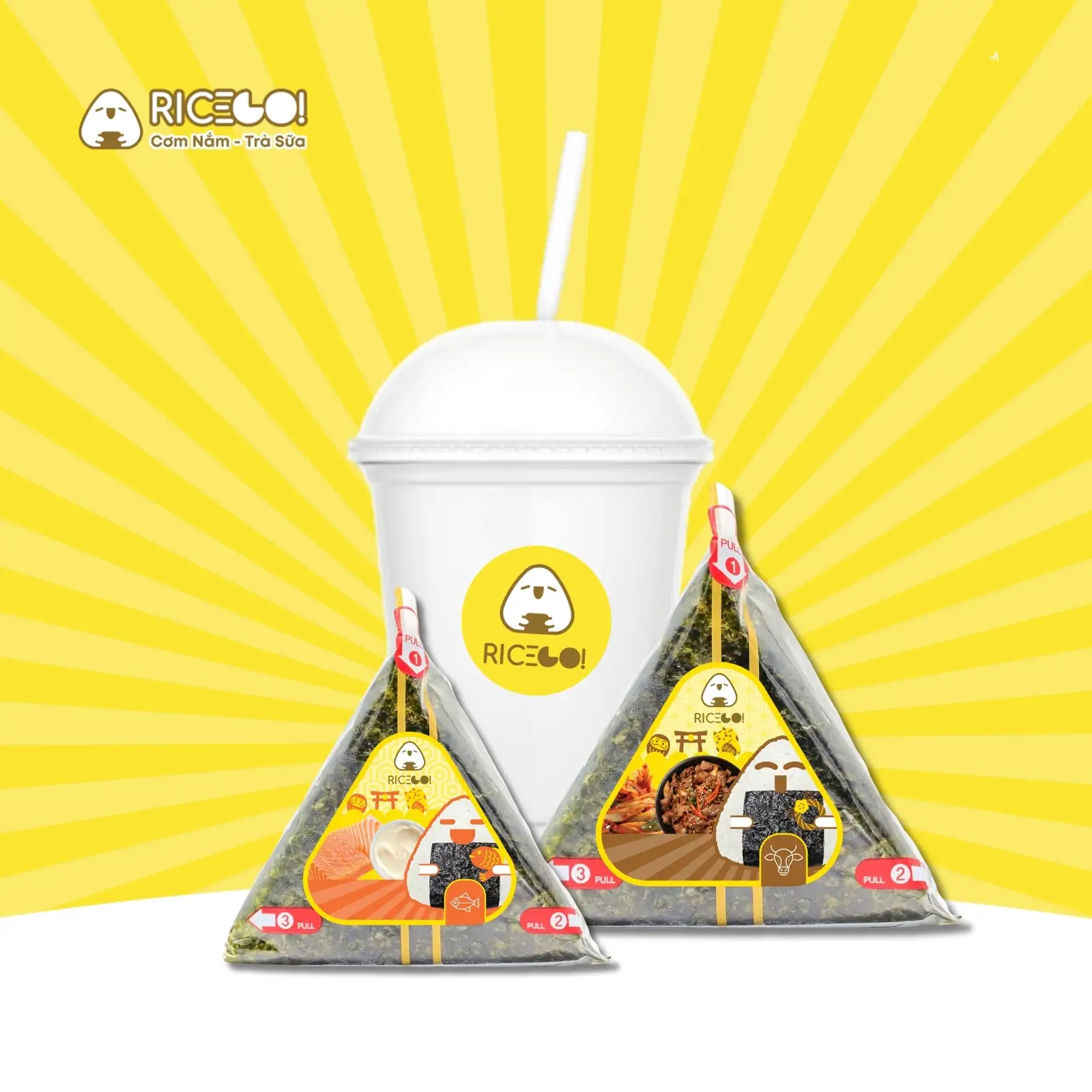 Hình ảnh Ăn Gì Cũng Được! ( 2 Cơm + 1 Trà trái cây size S)