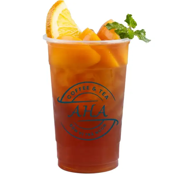 Trà đào - 40.000 ₫ tại Aha Coffee & Tea - Hồng Hà