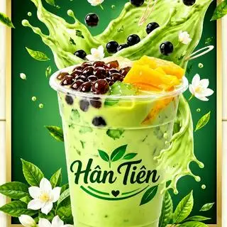 Hình ảnh Trà sữa thái xanh full topping 