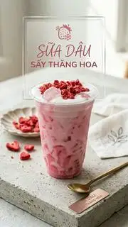 Hình ảnh Sữa Dâu Sấy Thăng Hoa