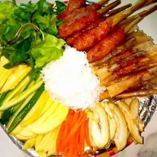 Hình ảnh Chả Ram cuốn lụi