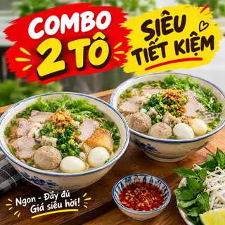 Hình ảnh Combo 2 TÔ (Thập Cẩm) ( Thịt-bò viên-Trứng cút-da heo)