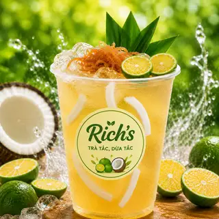 Dừa tắc xí muội - 700ml - 33.000 ₫ tại Dừa Tươi & Trà Tắc - Rich's - Điện Biên Phủ