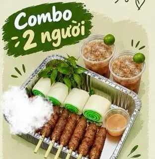 Hình ảnh Combo 2 Người ( Thịt Xiên Nướng Bánh Bao )