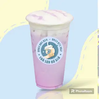 Trà sữa khoai môn kem cheese - 30.000 ₫ tại Trà Sữa & Ăn Vặt Bố Già - Nguyễn Cảnh Chân