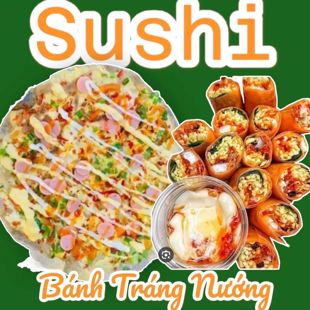 Bánh Tráng Cuốn Chay - 25.000 ₫ tại Bánh Tráng Nướng Sushi - Nguyễn Phúc Nguyên 