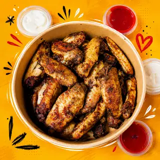 Hình ảnh XXL (~680g) "Đút Lò" Wings /Cánh Giữa kiểu "Đút Lò" (24pcs)