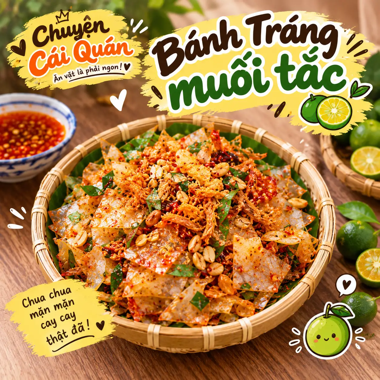 Hình ảnh Bánh Tráng muối tắc