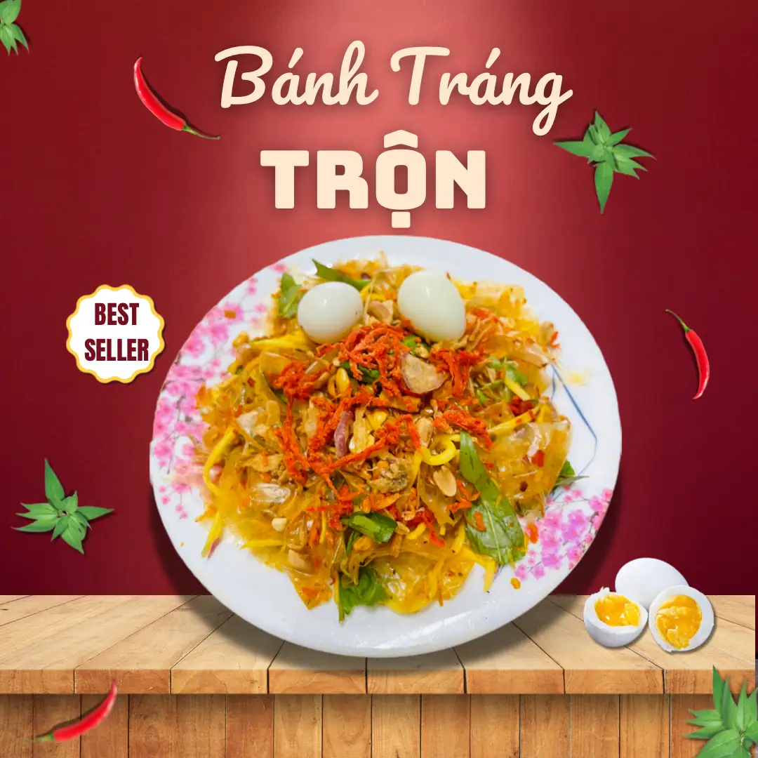 Hình ảnh Bánh Tráng Trộn