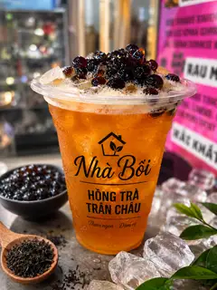 HỒNG TRÀ TRÂN CHÂU  - 25.000 ₫ tại NHÀ BỐI - NƯỚC MÍA MIX, TRÀ TẮC & RAU MÁ - LÊ HỒNG PHONG