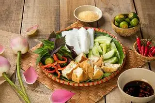 Hình ảnh bún đậu 