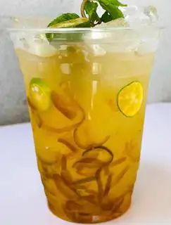 Hình ảnh Tắc Muối Đường Phèn Vàng- 700ml