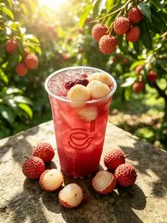 Hình ảnh Trà Lệ Chi Cherry