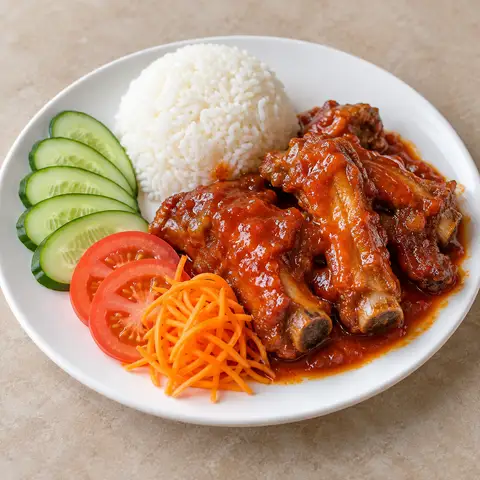 Hình ảnh CƠM SƯỜN CHUA NGỌT - HỒNG KÔNG