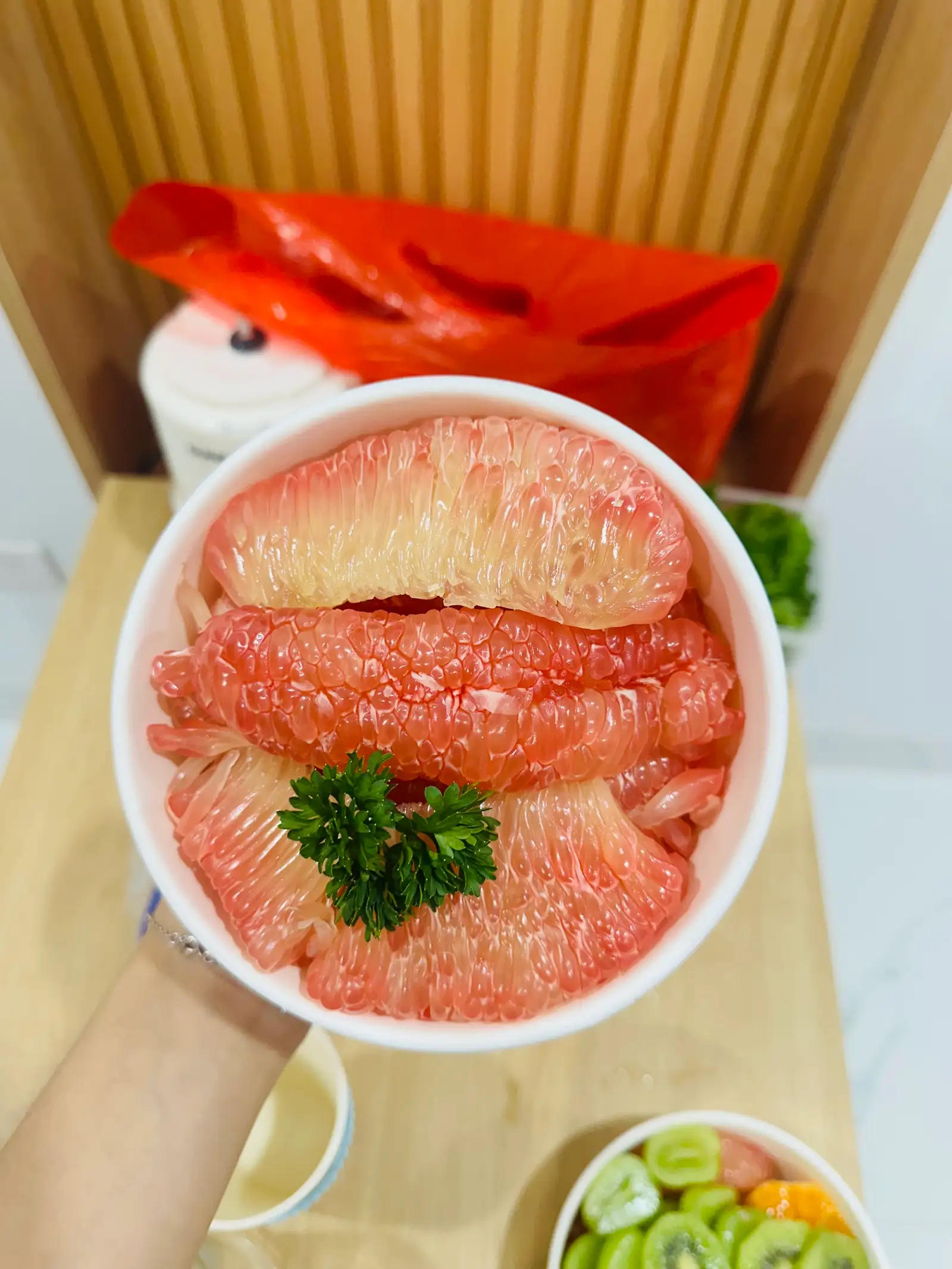 Hình ảnh Bưởi da xanh( tép mọng,ngọt thanh)