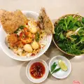 Hình ảnh Mì Quảng Tôm Trứng Sườn