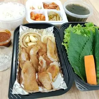 Hình ảnh Set cơm Nạc nọng heo nướng 150g