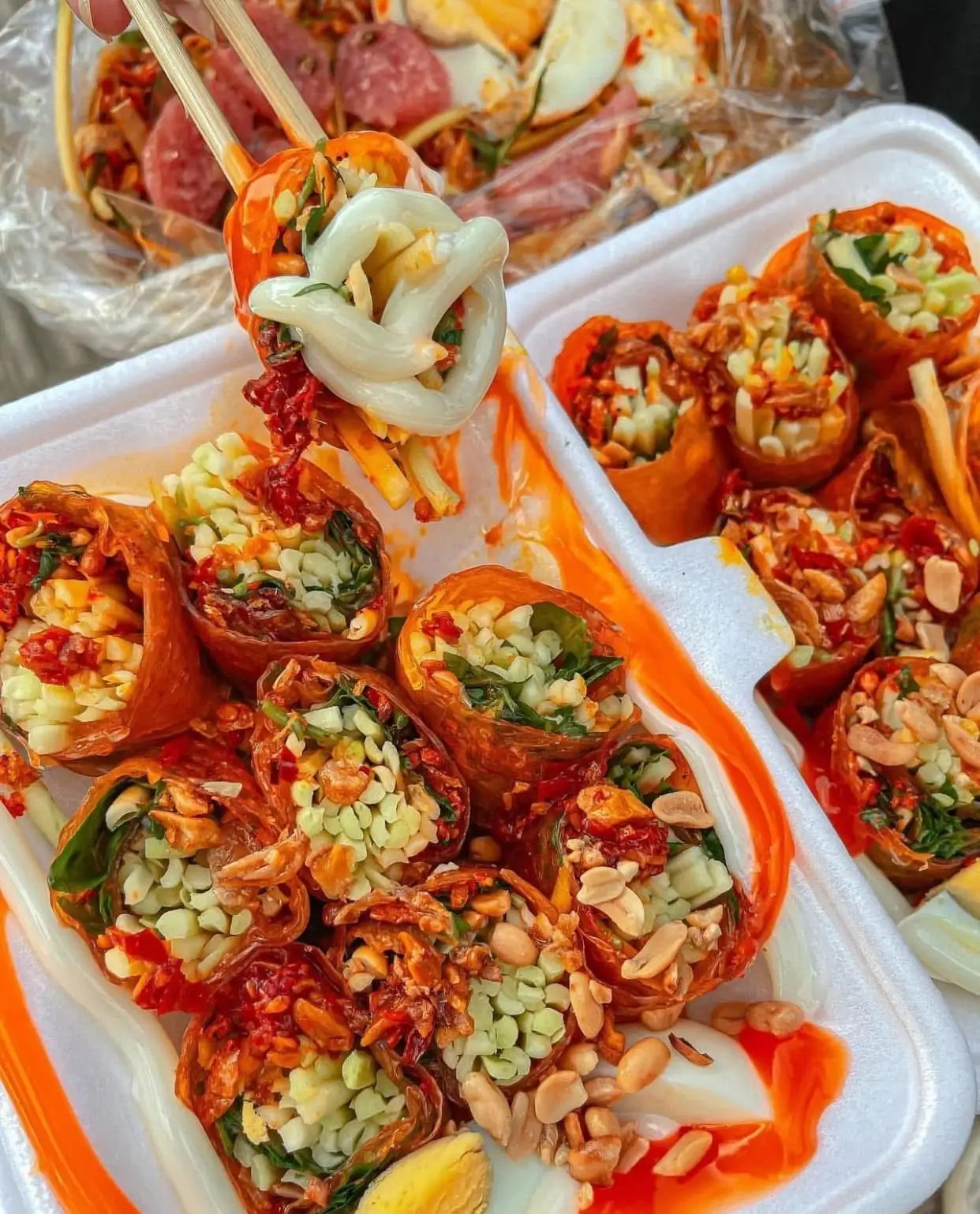 Hình ảnh Bánh Tráng Cuốn Bơ Béo 