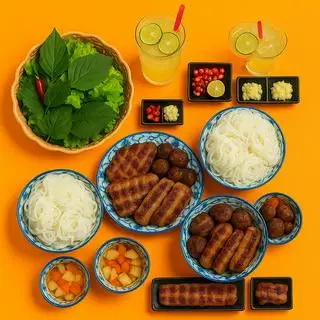 2 Bún Chả Lẫn + 2 Trà Chanh  - 175.000 ₫ tại Bún Chả Xèm - Bún Chả Hà Nội Gia Truyền - Đường 56