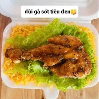 Hình ảnh Cơm đùi gà sốt tiêu đen