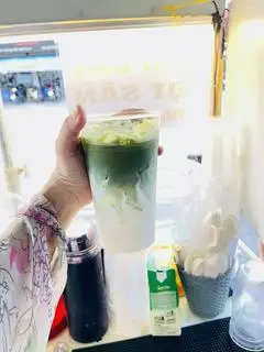 Matcha latte ly size L - 45.000 ₫ tại Trà Trái Cây Tươi & Nước Ép 1996 - Tân Mỹ