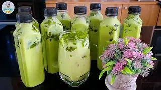 Hình ảnh Trà sữa thái xanh 