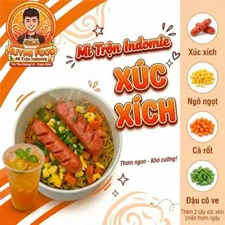 Hình ảnh Mì Trộn Indomie Xúc Xích