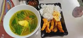 Hình ảnh bún cá chấm