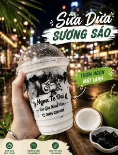 Hình ảnh Sữa dừa sương sáo