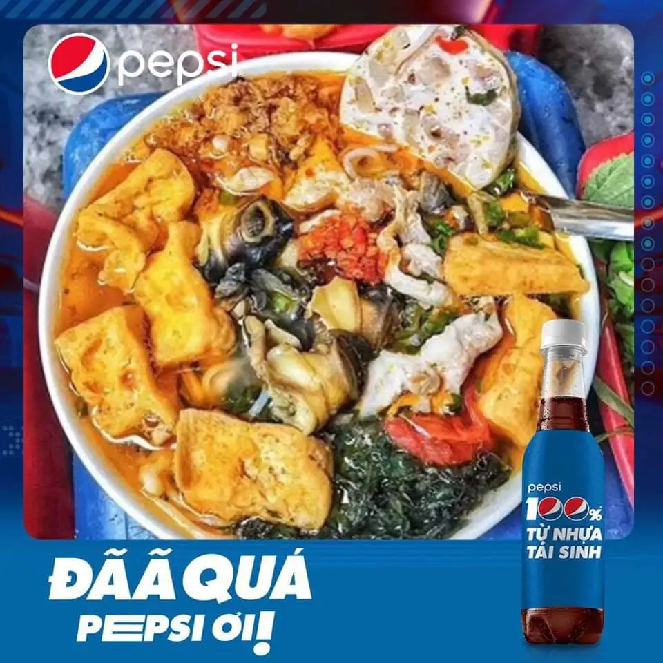 Hình ảnh Combo Bún Ốc To Thập Cẩm + Pepsi