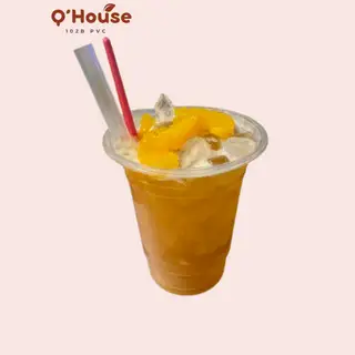 Trà Đào Hạt Chia - 41.000 ₫ tại Q House - Cà Phê & Trà Trái Cây Nhiệt Đới - Phạm Viết Chánh