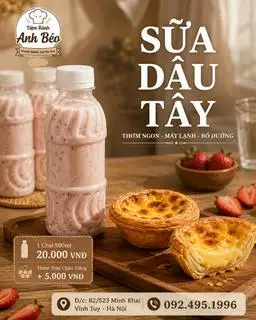 Hình ảnh Sữa Dâu 500ml