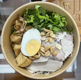 Hình ảnh Bún mắm nêm thịt đậu trứng