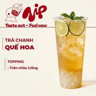 Hình ảnh Trà Chanh Hoa Trân Châu Trắng