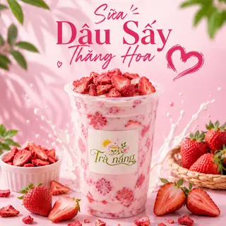 Hình ảnh Sữa dâu sấy thăng hoa - size L