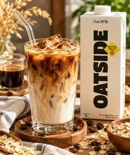 Hình ảnh Cà phê sữa hạt yến mạch