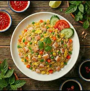 Cơm chiên thập cẩm size nhỏ - 59.000 ₫ tại Bún Thái Siêu Cay - Bún Thái, Cơm Chiên & Mì Xào - Lương Ngọc Quyến
