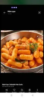 Hình ảnh tokbokki sốt cay